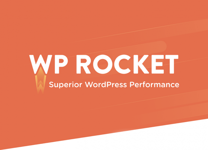 Orange and White Logo for WP Rocket